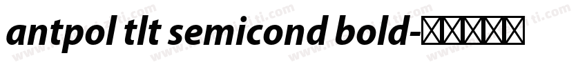 antpol tlt semicond bold字体转换